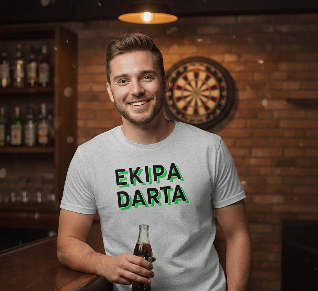 Biała koszulka DartZone – Ekipa Darta
